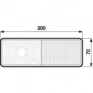 1400681300 Lampa tylna, 40, W-072u, 12 V lub 24 V, MF, 3027316M91