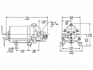 SHURFLO Pompa membranowa 12 V 3,4 l/min, 800-541-236