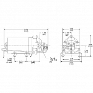 DIP8000543236 Pompa wody, paliwa, ciśnieniowa  Shurflo 12V 5,29 l/min, 8000-543-236