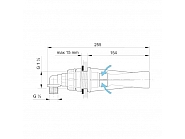 5022033 Mieszadło do opryskiwacza hydrauliczne, dysza 3 mm ceramiczna Arag