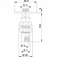510100AV Rozpylacz, dysza do mycia pojemników i zbiorników Arag