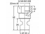 5002625302 Dysza wtryskiwacza 2,2