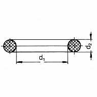 OR810160P010 Pierścień oring, 8,10x1,60 mm, 8,1x1,60 mm