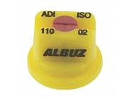 ADI11002 Rozpylacz, dysza płaskostrumieniowa ADI110° żółta, ceramiczna 110 °, ALBUZ, ADI110-02 Albuz
