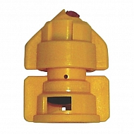 TDHS11002 Podwójna dysza płaskostrumieniowa TDHS 110° żółta, tworzywo sztuczne/ceramika 