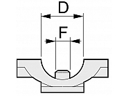 402235 Uchwyt dysz, prosty, na rurkę 1/2"