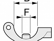 402735 Uchwyt dyszy QJ 1/2" 7mm