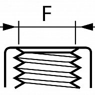 402275 Uchwyt dyszy prosty 1/4" AG