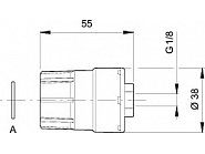 424510 Zatyczka Flow zaworu powietrznego Viton ARAG