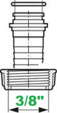G11057 Pierścień samouszczelniający do nakrętki nasadowej 3/8" 9,2x2,62 mm ARAG
