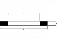 06524073 Uszczelka pokrywy dyszy 15x11x1,6 f. TR,ITR