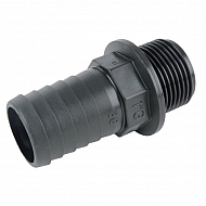 1032430 Przyłącze węża proste gwint zew. 1" na wąż 30 mm, Arag,