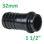 106633 Przyłącze węża proste pod nakrętke nasadową z pierścieniem uszczelniającym Arag, 1,1/2" na wąż 32 mm