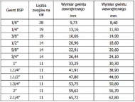 113220L Przyłącze węża 90° gwint zew.1/2" na wąż20 mm Arag