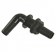 118426 Złączka ścienna, zbiornika 1", 90° z nakrętką na wąż 26-29 mm ARAG