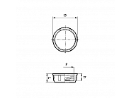 2102030 Zaślepka gwintowana gwint wew. Arag, 3/4"