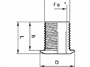 220060 Króciec wylotowy Arag, 1 1/2"