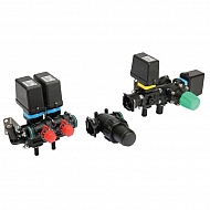 4715202E1SKIT Elektryczna armatura regulacyjna 2-sekcyjna 12V 120 l/min 20 bar z filtrem ARAG
