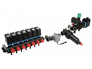 4645702U7DSKIT Armatura regulacyjna Bravo 7-sekcyjna 250 l/min 20 bar z filtrem i przepływomierzem ARAG