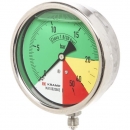 MA1002060 Manometr Ø 100 mm 0-1-5-20-40-60 bar przyłącze dolne 1/4" WIIKA