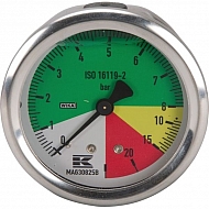 MA630825B Manometr Ø 63 mm 0-1-8-15-25 bar przyłącze tylne 1/4" Wika