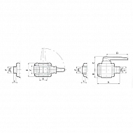 453005D66 Zawór kulowy 2-drog. 1 1/2" F