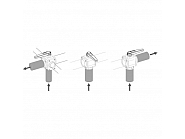 453027A88 Zawór kulowy 3-drożny 2 1/2" 8 bar