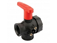 45521115 Zawór kulowy 1 1/4", 3-drogowy ze strumieniem przerywanym ARAG
