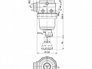 3142463 Filtr zasysający 100-160 l 1 1/2" AG, 50 Mesh