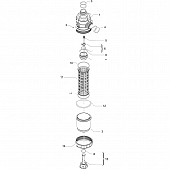 31724F3 Filtr ssawny 200-260 l T7 Arag, 50 Mesh