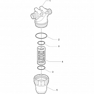 3222033 Filtr ciśnieniowy 80-100L 3/4", 50 Mesh