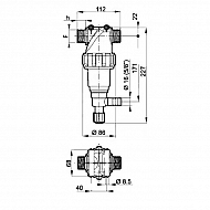 3224143 Filtr ciśnieniowy samoczyszczący-160L-32 Mesh