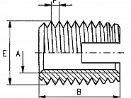 883021018 Wkładka gwintująca Ensat, M10x18