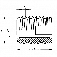 883021622 Wkładka gwintująca Ensat, M16x22