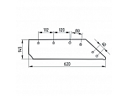 5040063015 Lemiesz 16", prawy 063015