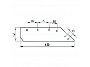 5040063018 Lemiesz 16", lewy 063018