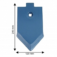 51403374388 Redliczka 230x120x10 mm płaska 1-otw. pasująca do Lemken Mfi lbro