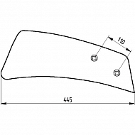 50713470861 Ścinacz skiby, lewy, pasuje do Lemken korpus C, 3470861