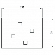 1126700020 Nakładka płozy, tylna Unia, prawa U 212