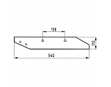 50201068510030 Płoza, prawa, korpus MX PO/1879