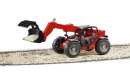 U02125 Ładowarka teleskopowa Manitou MLT 633 1:16 Bruder