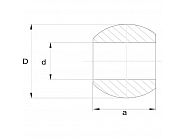 LA985370KR Kula łącznika dolnego, kat. 4/3, 37,7x85,0 mm