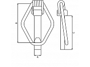 LP812KR Zawleczka, 8 mm