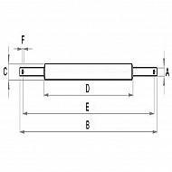 SA5536KR Belka dolna, 36 x 55 x 1020 mm