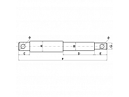 Z325213KR Sworzeń, Kat.1-2 ∅ 25, ∅ 19, ∅ 17, 