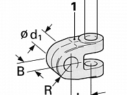 202031 Końcówka łącznika, 32,3x110 mm