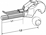 308701 Końcówka łącznika centralnego, 1.3/4" R, Walterscheid