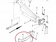 3371310CZ Wspornik, D = 28, L = 574 AMAZONE