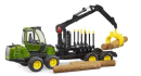 U02133 Forwarder John Deere 1210E z chwytakiem i 4 kłodami 1:16 Bruder