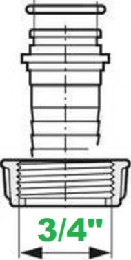 G10031 Pierścień samouszczelniający do nakrętki nasadowej 3/4", 13,1x2,62 mm, 13,10x2,62 mm